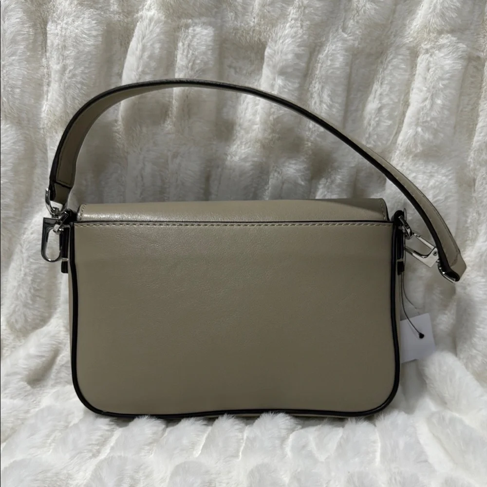 PRICE IS FIRM - DKNY Tan Crossbody Bag with Adjustable Strap - Picture 3 of 7